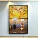 They Still Talk About You - Dog Memorial Gift - Personalized Custom Poster