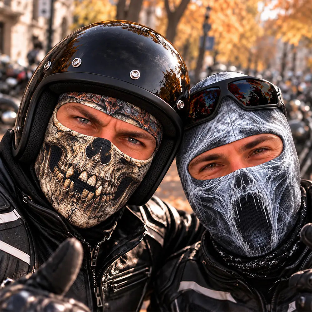 Winter Cool Gift For Friends, Skier, Biker - Personalized Spooky