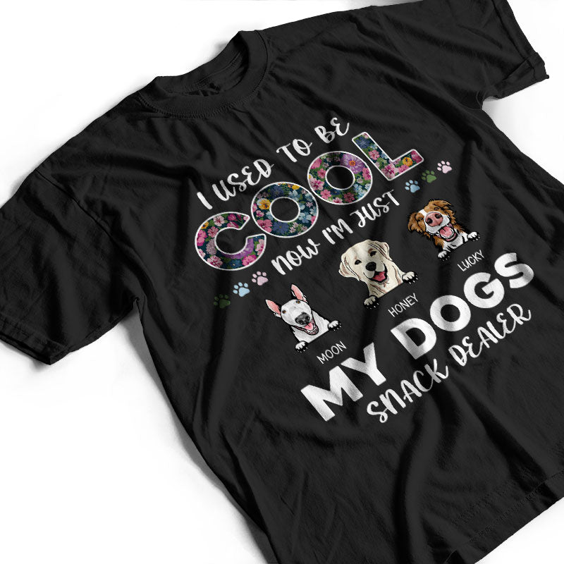 Je suis juste le vendeur de friandises de mon chien - Cadeau pour les amoureux des chiens - T-shirt personnalisé