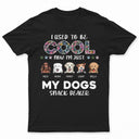 Je suis juste le vendeur de friandises de mon chien - Cadeau pour les amoureux des chiens - T-shirt personnalisé