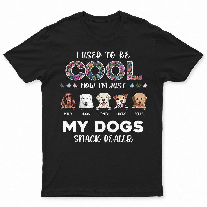 Je suis juste le vendeur de friandises de mon chien - Cadeau pour les amoureux des chiens - T-shirt personnalisé