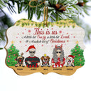 This Is Us Christmas Couple And Dog - Personalized Custom Wooden Ornament