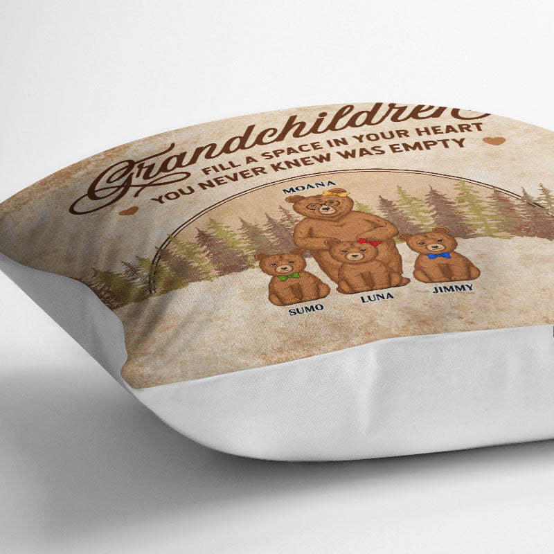 L'amour des grands-parents et des petits-enfants est éternel - Cadeau pour grand-parent - Oreiller personnalisé