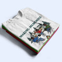 Camping familial : souvenirs inoubliables - Cadeau pour la famille - T-shirt personnalisé