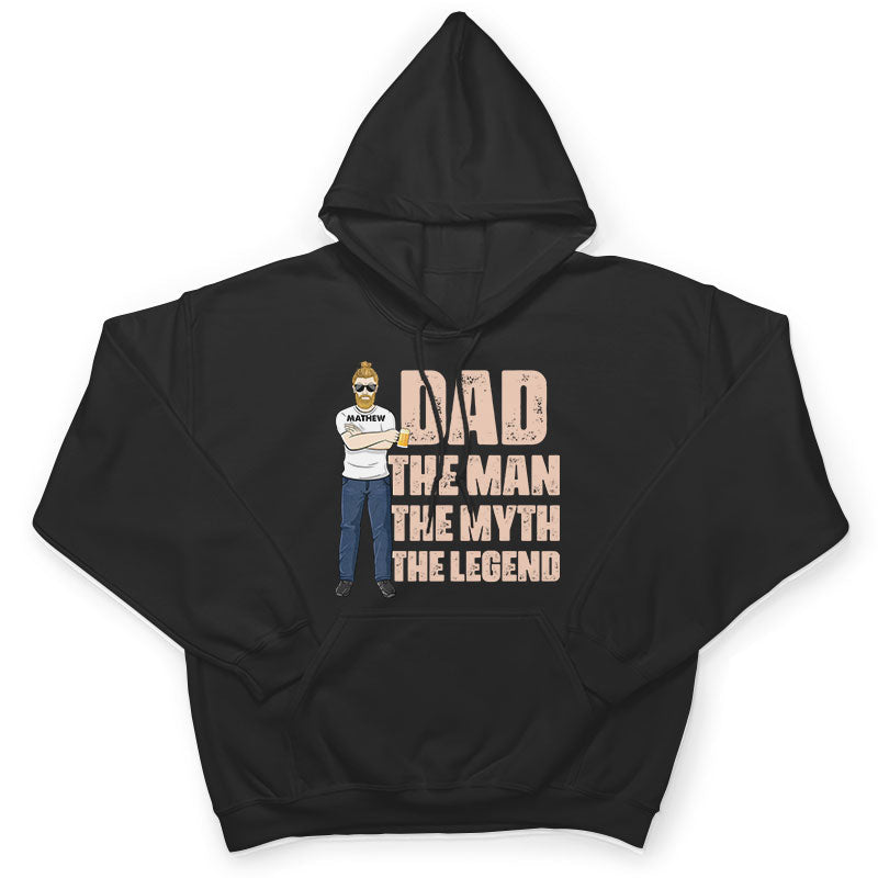 Dad Grandpa Uncle The Man The Myth The Legend - Gift For Family - Personalized Custom T Shirt