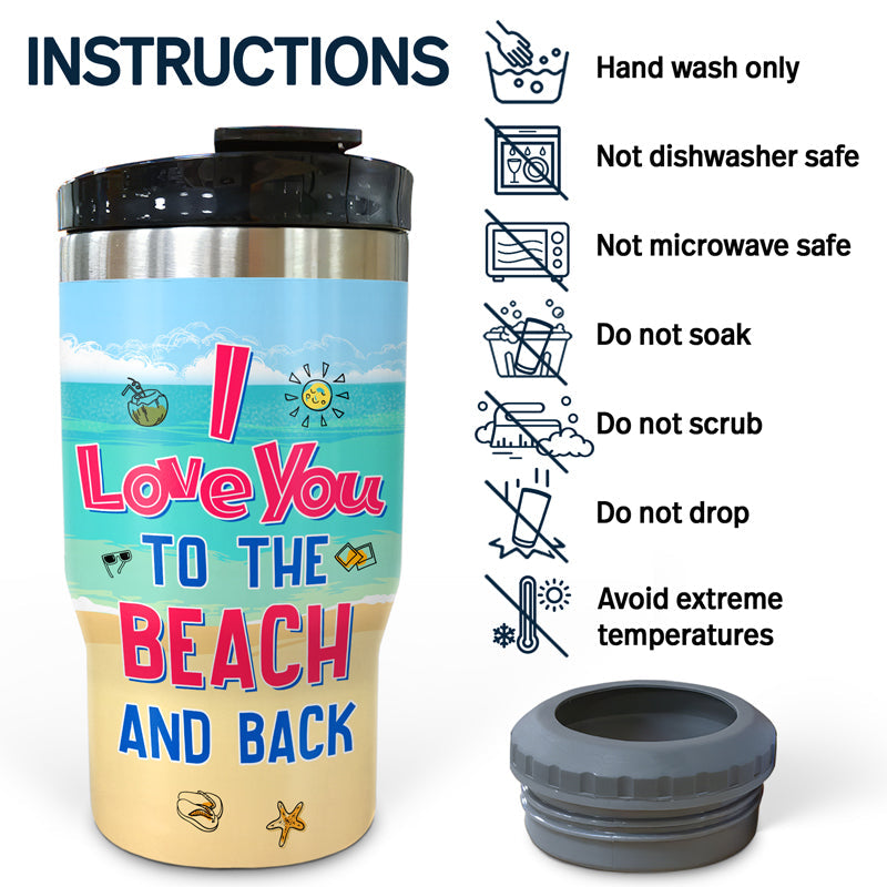 This Is Us And A Whole Lot Of Love - Gift For Bestie - Personalized Custom Triple 3 In 1 Can Cooler