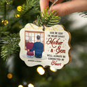 The Love Between Mother & Daughter Is Forever - Christmas Gift For Mother - Personalized Custom Wooden Ornament