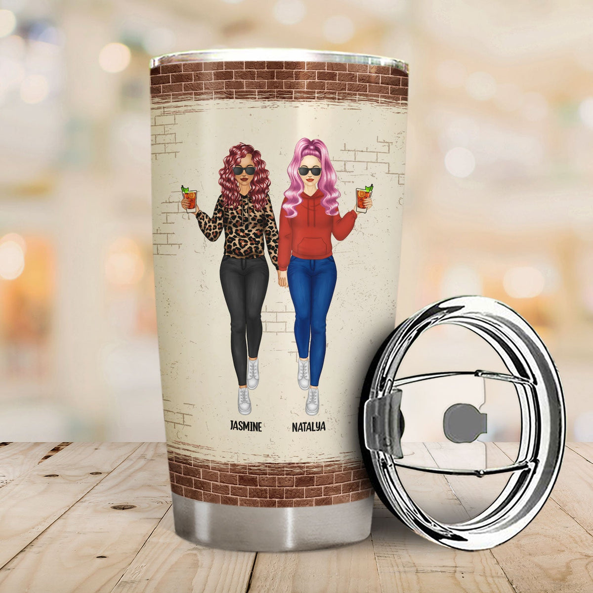 Bestie Our Friendship Is Endless - Gift For Besties - Personalized Custom Tumbler