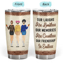 Bestie Our Friendship Is Endless - Gift For Besties - Personalized Custom Tumbler