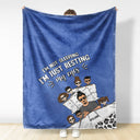 Father & Children I'm Not Sleeping - Gift For Dad, Gift For Grandpa - Personalized Custom Fleece Blanket