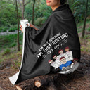 Father & Children I'm Not Sleeping - Gift For Dad, Gift For Grandpa - Personalized Custom Fleece Blanket