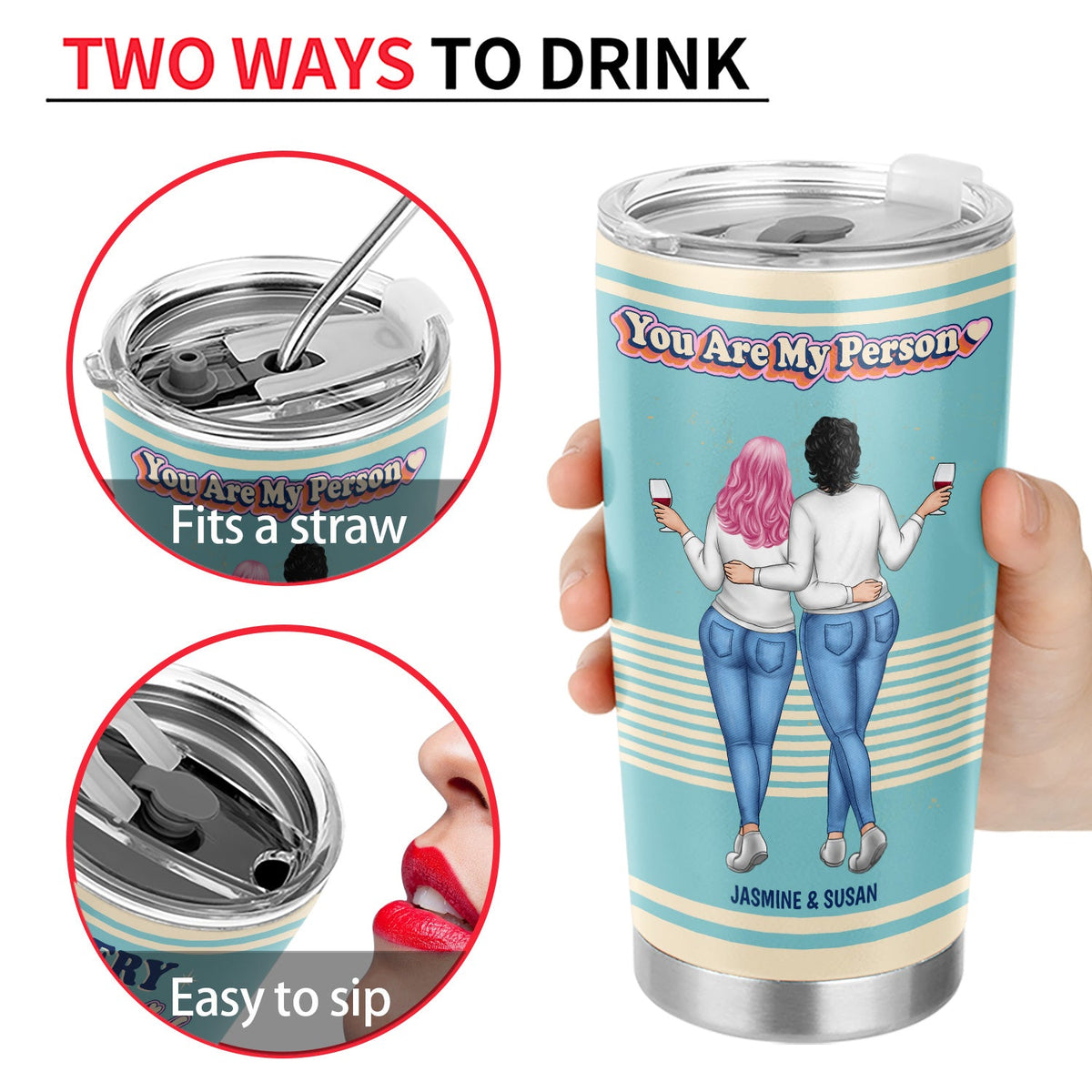 Bestie Every Short Girl Needs A Tall Best Friends - Gift For Bestie - Personalized Custom Tumbler