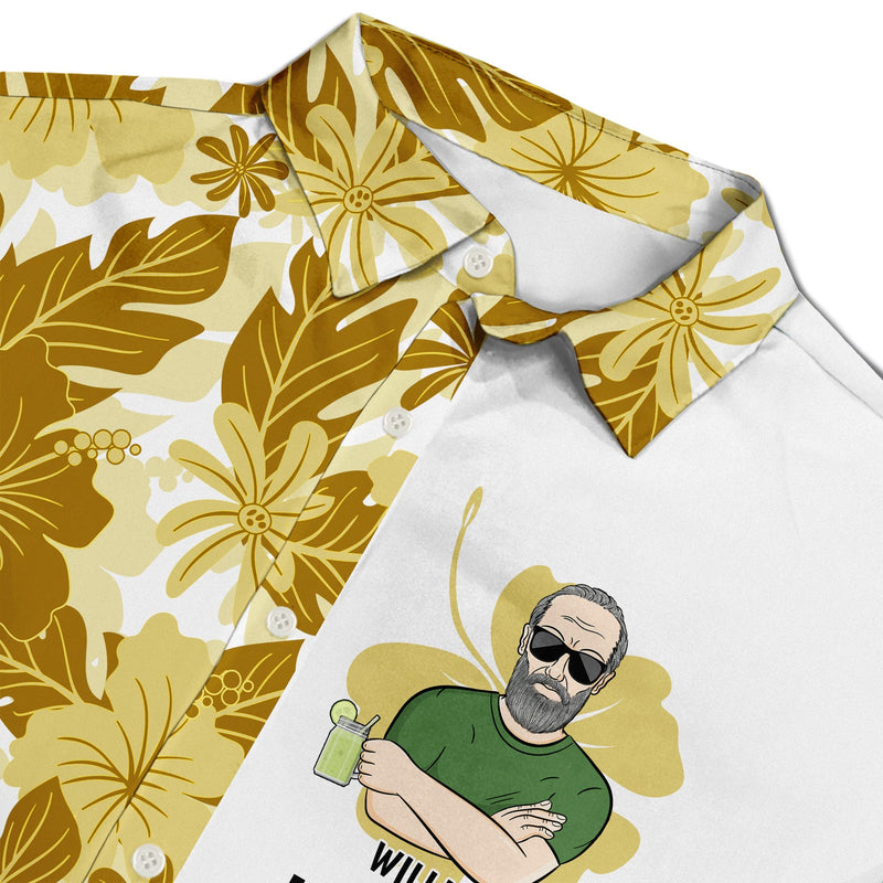 I'm Not Retired - Gift For Grandpa And Father - Personalized Custom Hawaiian Shirt