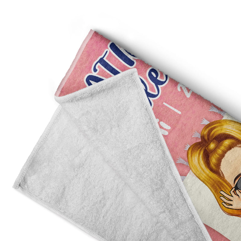 Family Vacation Vacay Mode - Gift For Family - Personalized Custom Beach Towel