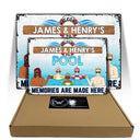 Grandma & Grandpa Swimming Pool Memories Are Made Here - Gift For Grandparents - Personalized Custom Classic Metal Signs