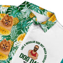 Custom Photo Dog Lovers Dog Dad Like A Regular Dad - Gift For Dog Lovers - Personalized Custom Hawaiian Shirt