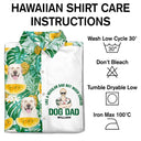 Custom Photo Dog Lovers Dog Dad Like A Regular Dad - Gift For Dog Lovers - Personalized Custom Hawaiian Shirt