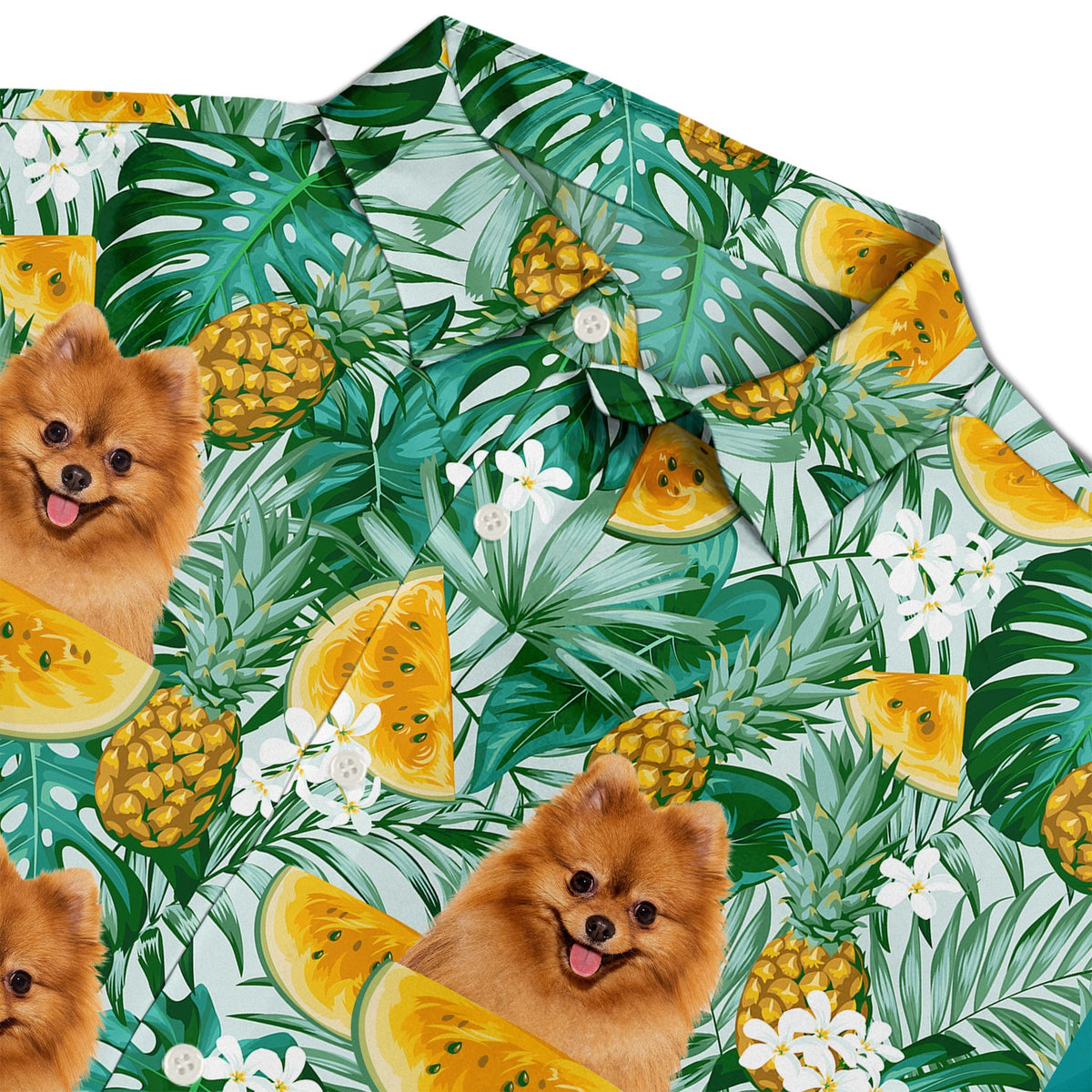 Custom Photo Family Pet Lovers - Beach Hawaiian Shit, Gift For Man, Gift For Pet Lovers - Personalized Custom Hawaiian Shirt