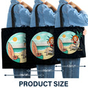 It's Always Summer Vacation Retired - Personalized Custom Zippered Canvas Bag