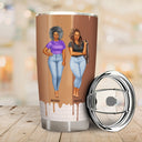 Soul Sistas - Gift For Sisters And Best Friends - Personalized Tumbler