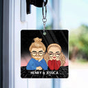 Meilleur ami longue distance : Miles n'a rien à voir avec nous - Cadeau pour meilleur ami - Porte-clés en acrylique personnalisé