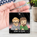 Meilleur ami longue distance : Miles n'a rien à voir avec nous - Cadeau pour meilleur ami - Porte-clés en acrylique personnalisé