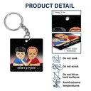 Meilleur ami longue distance : Miles n'a rien à voir avec nous - Cadeau pour meilleur ami - Porte-clés en acrylique personnalisé