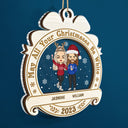 Have Yourself A Merry Little Christmas - Christmas Gift For BFF And Colleagues - Personalized 2-Layered Mix Ornament