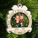 Have Yourself A Merry Little Christmas - Christmas Gift For BFF And Colleagues - Personalized 2-Layered Mix Ornament