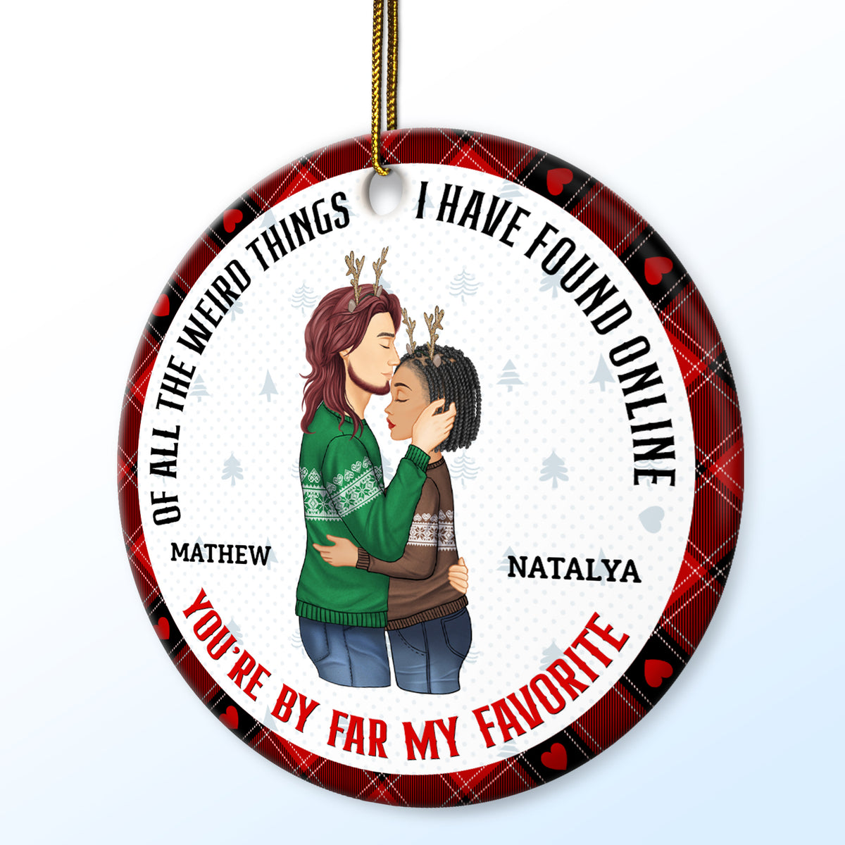 Christmas Couple You Are My Favorite By Far Gift For Couples