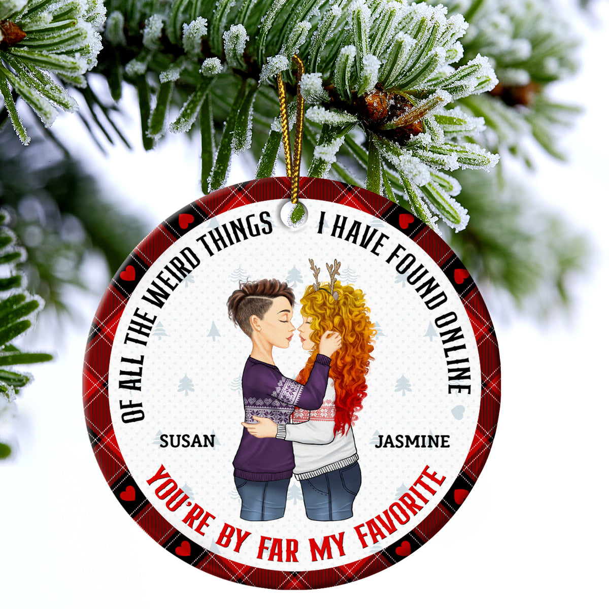 Christmas Couple You Are My Favorite By Far Gift For Couples