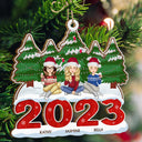 2023 Christmas Gift For Siblings And Besties - Personalized Wooden Cutout Ornament