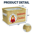 Little Box Of Christmas Decorations - Gift For Family - Personalized Storage Box