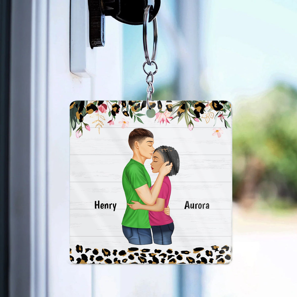 Couple, tu es de loin mon préféré - Cadeau pour couples - Porte-clés acrylique personnalisé