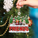 You And I Are More - Christmas - Gift For Siblings, Sisters, Brothers, Besties, Coworkers - Personalized Wooden Card With Pop Out Ornament