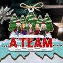 You And I Are More - Christmas - Gift For Siblings, Sisters, Brothers, Besties, Coworkers - Personalized Wooden Card With Pop Out Ornament