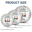 Job Made Us Coworkers - Christmas Gift For Colleagues - Personalized Round Pillow