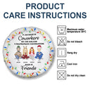 Job Made Us Coworkers - Christmas Gift For Colleagues - Personalized Round Pillow