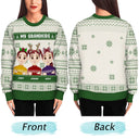 Christmas My Grandkids Our Grandkids - Gift For Grandparents - Personalized Unisex Ugly Sweater