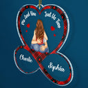 Just Us Two - Christmas Gift For Couples - Personalized Custom Shaped Acrylic Ornament