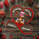 Just Us Two - Christmas Gift For Couples - Personalized Custom Shaped Acrylic Ornament