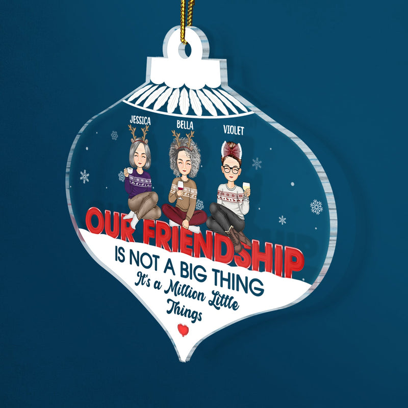 Million Little Things - Cadeau de Noël pour meilleure amie - Décoration acrylique personnalisée
