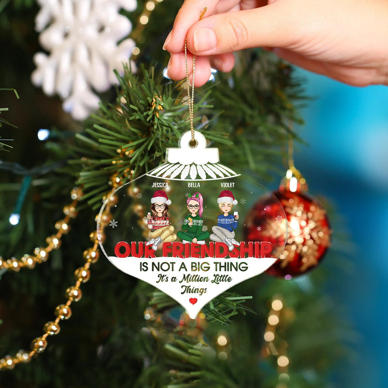 Million Little Things - Cadeau de Noël pour meilleure amie - Décoration acrylique personnalisée