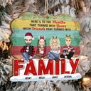 Turned Into Years - Christmas Gift For Besties - Personalized Custom Shaped Wooden Ornament