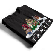 Dessin animé de Noël « Nous sommes une famille » - Cadeau pour la famille - Sweat-shirt personnalisé