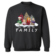 Dessin animé de Noël « Nous sommes une famille » - Cadeau pour la famille - Sweat-shirt personnalisé
