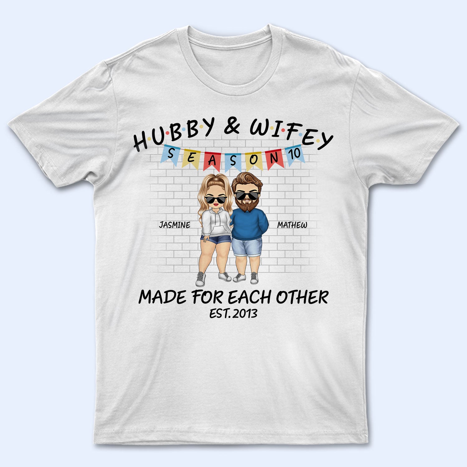 Season Hubby & Wifey - Gift For Couples - Personalized T Shirt