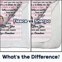 Mother To My Daughter Son Once Upon A Time - Gift For Kids - Personalized Fleece Blanket