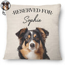 Custom Photo Pet Reserved For - Gift For Pet Lovers, Family - Personalized Pillow