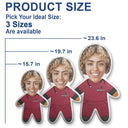 Custom Photo Face Cutout Nurse Pillow - Gift For Nurse - Personalized Custom Shaped Pillow